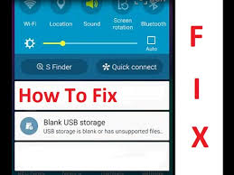 How To Fix Blank Usb Storage Usb Storage Is Blank Or Has Unsupported Filesystem Error In Android Youtube