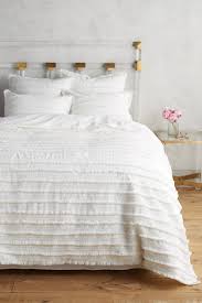 Fringed Duvet Cover White Duvet Covers White Bedspreads White Duvet