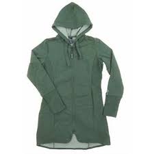 Mondetta Mondetta Women S Andrea Full Zip Long Length Hooded Jacket Green Heather Medium Walmart Com Walmart Com