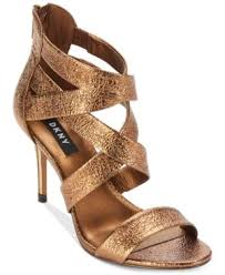Dkny Iggi Dress Sandals Created For Macy S Bronze Dress Shoes Dress Sandals Flip Flop Shoes