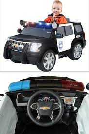 ride on car police suv truck 6v battery powered kids electric wheels toddler toy rideoncar kids power wheels toy cars for kids lego boat
