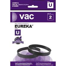 Bissell Style 7 9 10 Belt Lowes Vaccum Eureka Type U Belts 2 Pack Aa20001 The Home Depot