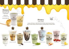 Drink Menu Drink Menu Honey Tea Sea Salt Chocolate