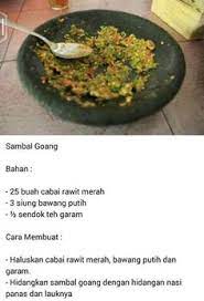 Asalnya dari tasikmalaya, jawa barat. 43 Ide Sambal Resep Masakan Masakan Indonesia Resep Makanan