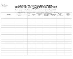 Straight Line Depreciation Schedule How To Create A Straight Line Depreciation Schedule Download This St Schedule Templates Schedule Template Straight Lines
