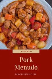 Pork Menudo Recipe Recipe Pork Menudo Recipe Menudo Recipe Pilipino Food Recipe