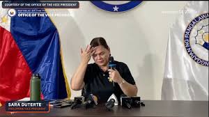 WATCH: Sara Duterte again skirts questions on confidential funds use In a  press briefing on Wednesday, November 27, at the Office of the Vice  President's (OVP) satellite office in Zamboanga City, Duterte