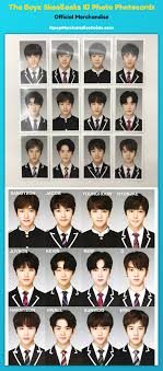 The boyz posent pour allure korea. The Boyz Skoolooks Id Photo Photocards