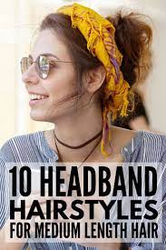 Second Day Hair 58 Headband Hairstyles We Love Second Day Hairstyles Medium Length Hair Styles Headband Hairstyles