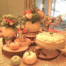 Fall Bridal Shower Centerpiece Using Painted Pumpkins With Gold Glittered Stems Bridal Shower Rustic Fall Bridal Shower Decorations Bridal Shower Centerpieces