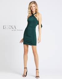 48938i Ieena For Mac Duggal Green Cocktail Dress Summer Cocktail Dress Evening Dress Collection