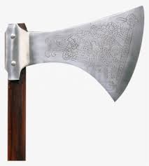 Throwing the axe with two hands you should line up directly in line with the bullseye about 12 feet away from the target. Two Handed Viking Battle Axe Deepeeka Etched Viking Axe Png Image Transparent Png Free Download On Seekpng