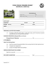 Permits are issued by the local health department responsible for the area where the food service establishment is located. Food Truck Permit Fill Out And Sign Printable Pdf Template Signnow