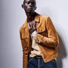 A Timeless Western Jacket Crafted With Rich Cashmere Suede Tomford Western Jacket Stylish Mens Outfits Jackets