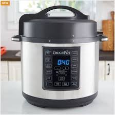 The shell is brushed stainless. Crock Pot Express Crock Multi Cooker Instruction Manual Error Codes Hip Pressure Cooking