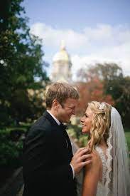 Bride And Groom Wedding Photography University Of Notre Dame Dome September Wedding Photography University September Wedding Notre Dame University