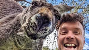 Allan Dixon Masters the Art of Selfies With Animals