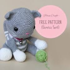 Kedi Abby Tabby Yapimi Free Pattern Amigurumi Kedi Sevimli Kediler Maymunlar