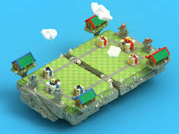Voxels Of Clash Royale Scene Clash Royale Scene Pix Art