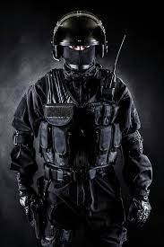 Spec Ops Soldier In Uniform On Black Art Print by Oleg Zabielin - Pixels