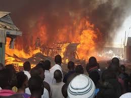 Take some water as you're _ thirsty if it's hot. Fire Outbreak Destroys Shops In Kano Market Wardesk News