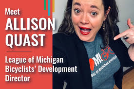 Meet Allison Quast: Development Director of the League of Michigan  Bicyclists