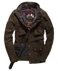 Superdry Endurance Wax Trials Jacket Green Superdry Jacket Men Mens Wax Jackets Mens Jackets