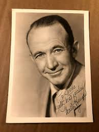 Walter Brennan Very Rare Early Autographed Photo w/Env '44 To Have And Have  Not
