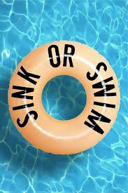 sink or swim, pool float, pool