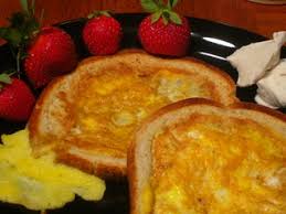 Egg in the hole one eyed sailor toad in the hole egg in a nest egg in the hole in the. Collegiate Meals Pretner S Mom Toad In The Hole Egg In A Blanket Egg In Toast 3 Steps With Pictures Instructables