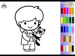 Raptor coloring pages for all ages click on the images below to download these beautiful coloring pages for kids (and adults), drawn by one of our star volunteers diana muñoz: Vet Coloring Pages For Kids Vet Coloring Pages Youtube