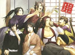 Hakuouki Shisengumi Kitan Chizuru And Saitou Just Eat As If There S Nothing Unusual Happening Behind Them Anime Anime Shows Manga Anime