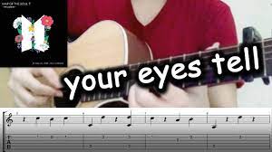 Bts Your Eyes Tell Fingerstyle Guitar Cover Free Tabs