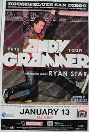 ANDY GRAMMER / RYAN STAR 2012 SAN DIEGO CONCERT POSTER - Pop / Soft Rock  Music | eBay