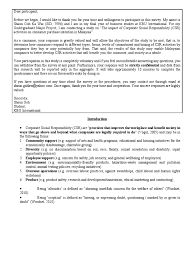 Corporate social responsibility (csr) refers to strategies that companies put into action as part of corporate governance that are designed to ensure the extracted materials are transformed into a mineralized form that serves an economic benefit to the prospector or miner. Ump Questionnaire Pretest Corporate Social Responsibility Economies