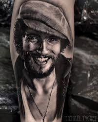 I got this tattoo as a way to show how bruce inspires me. Realistic Bruce Springsteen Tattoo By Michael Taguet Tattooimages Biz