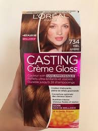 Cheveux châtains quelle coloration choisir elle. L Oreal Casting Creme Gloss 734 Miel Ambre Inci Beauty