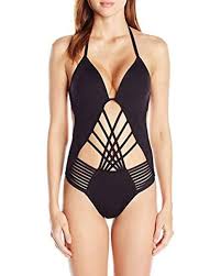 Kenneth Cole Synthetic Macrame Push Up Monokini Swimsuit In
