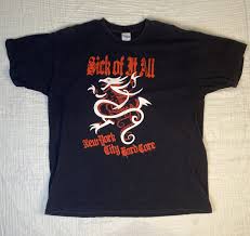 Vintage “Sick of it All” Band Tee Shirt T-Shirt New York Hardcore XL 2004