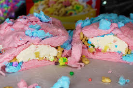 This ice cream 'burrito' is wrapped in cotton candy. How To Make A Cotton Candy Burrito Video