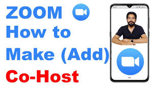 One licensed zoom user can select another licensed user to become the. How To Add Co Host On Zoom Meeting App In Hindi Youtube