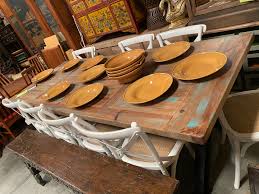 Another idea is to move the table outdoors. Coastal And Farmhouse Style Dining Tables Decor Direct Wholesale Warehouse