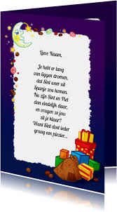 Sinterklaas Gedichtpapier Pakjesavond Kaartje2go In 2020 Sinterklaas Kaarten Oogtekening