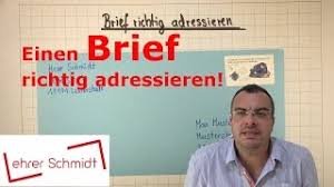 Aber oben links ist bei mir das fenster. Einen Brief Richtig Beschriften Adressieren Sachunterricht Lehrerschmidt Einfach Erklart Youtube