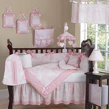 Pair with coordinating jojo children's bedding sets to help complete the look and feel of the bedroom theme for your child. Pink Toile 9 Piece Crib Bedding Collection