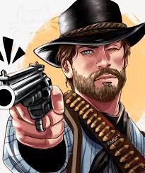 ⭐ 6 fanart challenge Arthur Morgan ✨ Red dead redemption Votes were equal  between him and Leon so I picked him since I already drew leon before.  Arthur's design is neat, it