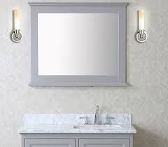 The Mirrors Size Is Usually Determined By The Length Of Your Vanitys Countertop 24 Inches Standard Sized In 2020 Bathroom Mirror 30 Inch Vanity Brown Bathroom Mirrors