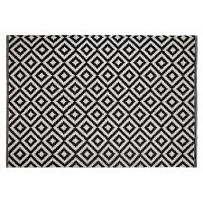 Whether you choose a wool black and white area rug or a black and. Colours Harrieta Geometric Black White Rug L 1 7m W 1 2m Diy At B Q