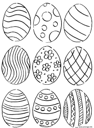 Coloriage Oeuf De Paquess Pattern Dessin Oeuf De Paques à imprimer