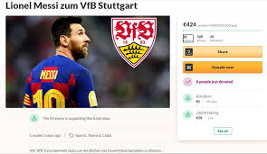 Who ordered a pizza at ucl match. Wow Fans Stuttgart Galang Dana Demi Tebus Lionel Messi